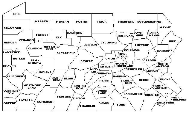 pennsylvania-counties-map